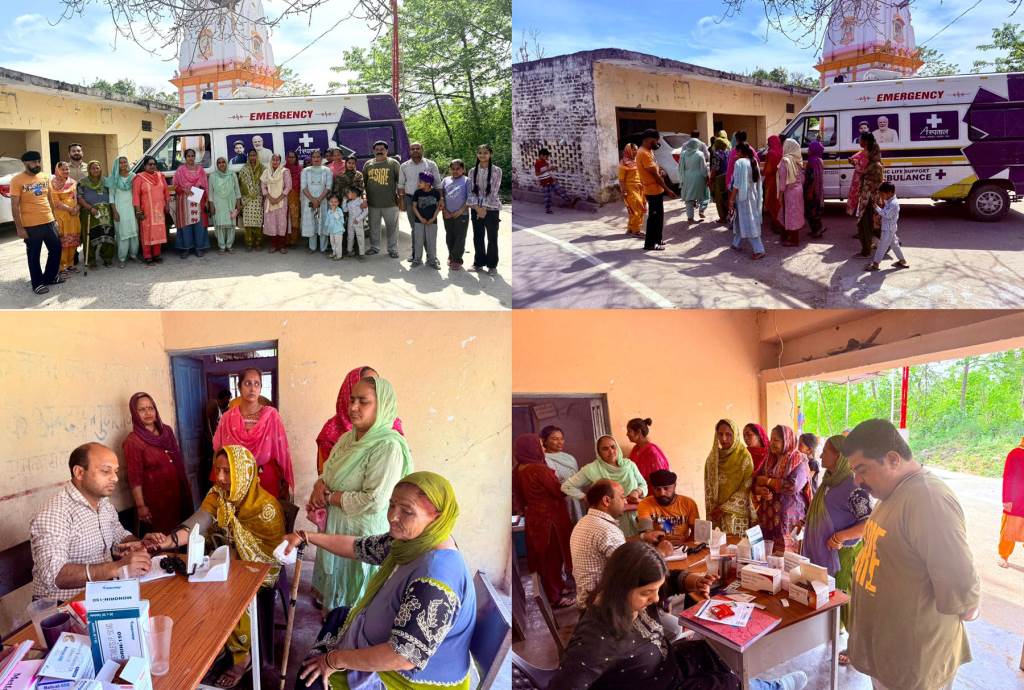 MP Mobile Health Service Team Organizes Health Checkup Camp in Upper Panjavar